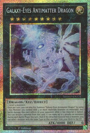 Galaxy-Eyes Antimatter Dragon (Starlight Rare) (MAMO-EN124) - Magnificent Monsters 1st Edition - Card Brawlers