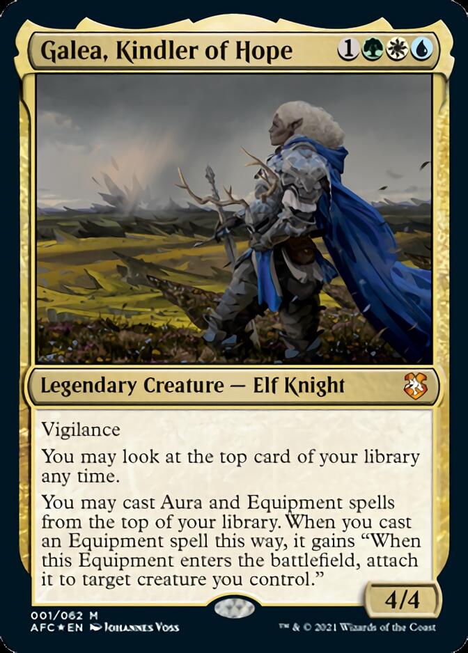 Galea, Kindler of Hope [Dungeons & Dragons: Adventures in the Forgotten Realms Commander] - Card Brawlers