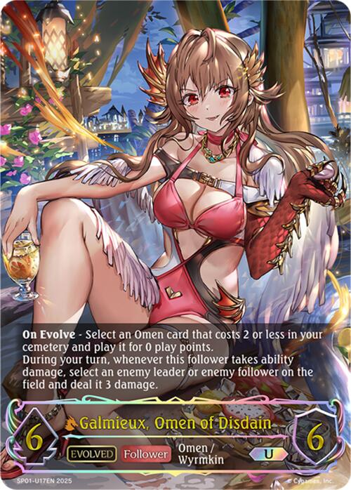 Galmieux, Omen of Disdain (Evolved) (U) (SP01 - U17EN) [Seaside Memories] - Card Brawlers