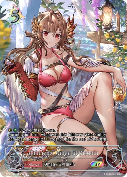 Galmieux, Omen of Disdain (SP) (SP01 - SP18EN) [Seaside Memories] - Card Brawlers