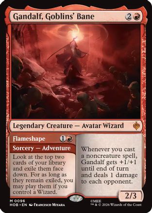 Gandalf, Goblins' Bane (HOB-096) - The Hobbit - Card Brawlers