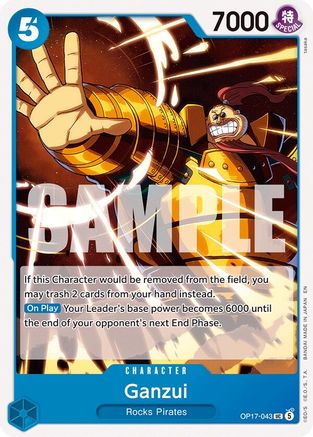 Ganzui (OP17-043) - The World's Strongest Warriors - Card Brawlers