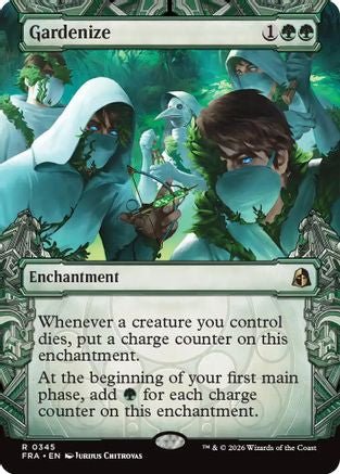 Gardenize (Showcase) (0345) (FRA-345) - Reality Fracture Foil - Card Brawlers