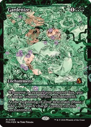 Gardenize (Showcase) (0406) (FRA-406) - Reality Fracture Foil - Card Brawlers
