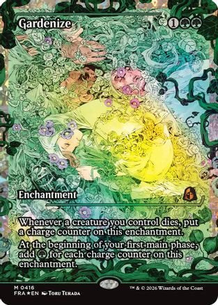 Gardenize (Showcase) (Fracture Foil) (0416) (FRA-416) - Reality Fracture Foil - Card Brawlers
