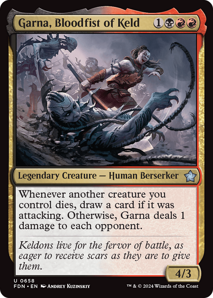 Garna, Bloodfist of Keld [Foundations] - Card Brawlers