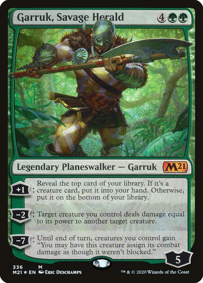 Garruk, Savage Herald [Core Set 2021] - Card Brawlers