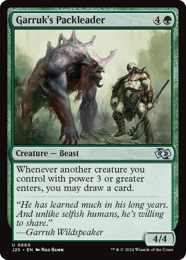 Garruk's Packleader [Foundations Jumpstart] - Card Brawlers