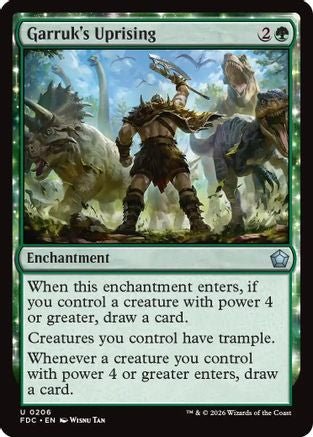 Garruk's Uprising (FDC-206) - Commander: Foundations - Card Brawlers