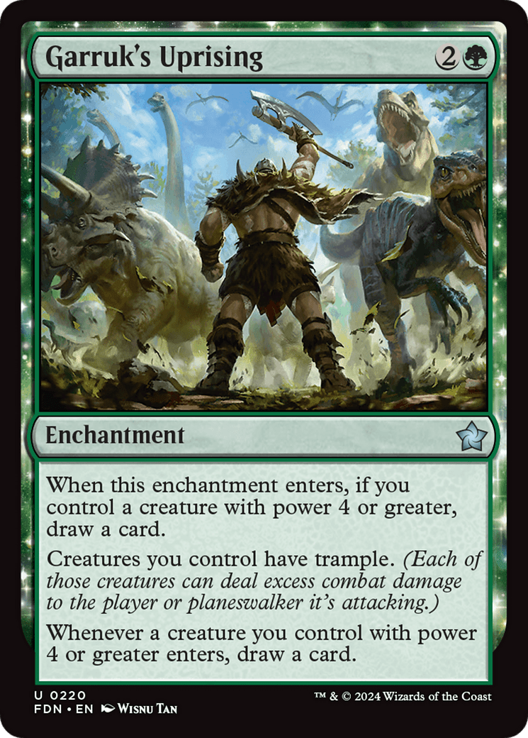 Garruk's Uprising [Foundations] - Card Brawlers