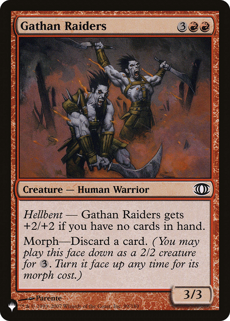 Gathan Raiders [The List] - Card Brawlers