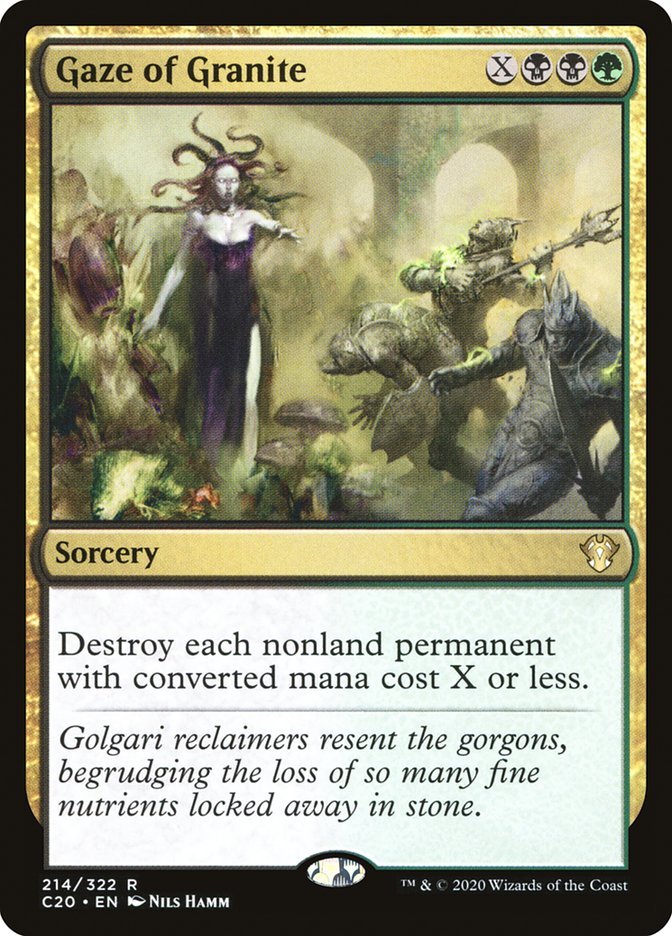 Gaze of Granite [Commander 2020] - Card Brawlers