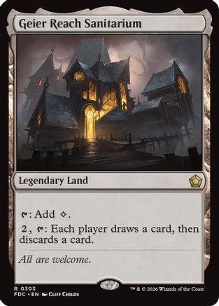 Geier Reach Sanitarium (FDC-303) - Commander: Foundations - Card Brawlers