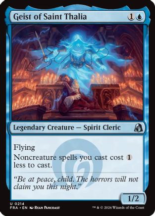 Geist of Saint Thalia (FRA-214) - Reality Fracture - Card Brawlers