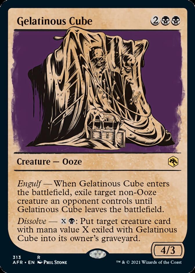 Gelatinous Cube (Showcase) [Dungeons & Dragons: Adventures in the Forgotten Realms] - Card Brawlers