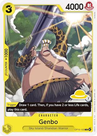 Genbo (Luffy Deck) (OP15-103) - Set Sail Deck Set - Card Brawlers