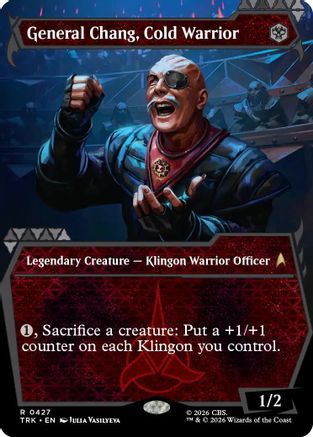 General Chang, Cold Warrior (Showcase) (0427) (TRK-427) - Star Trek - Card Brawlers