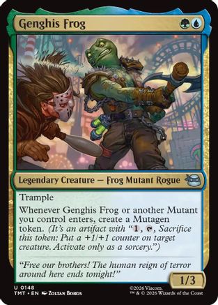 Genghis Frog (TMT-148) - Teenage Mutant Ninja Turtles - Card Brawlers