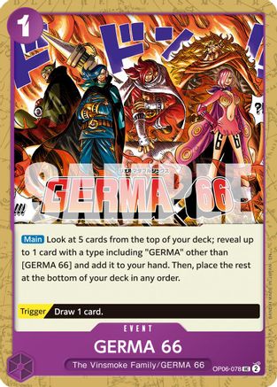 GERMA 66 (Reprint) (OP06-078) - Premium Booster -The Best- Vol. 2 - Card Brawlers