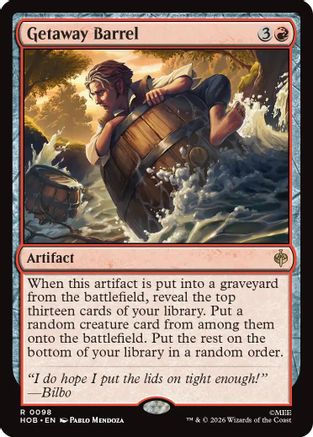 Getaway Barrel (HOB-098) - The Hobbit - Card Brawlers