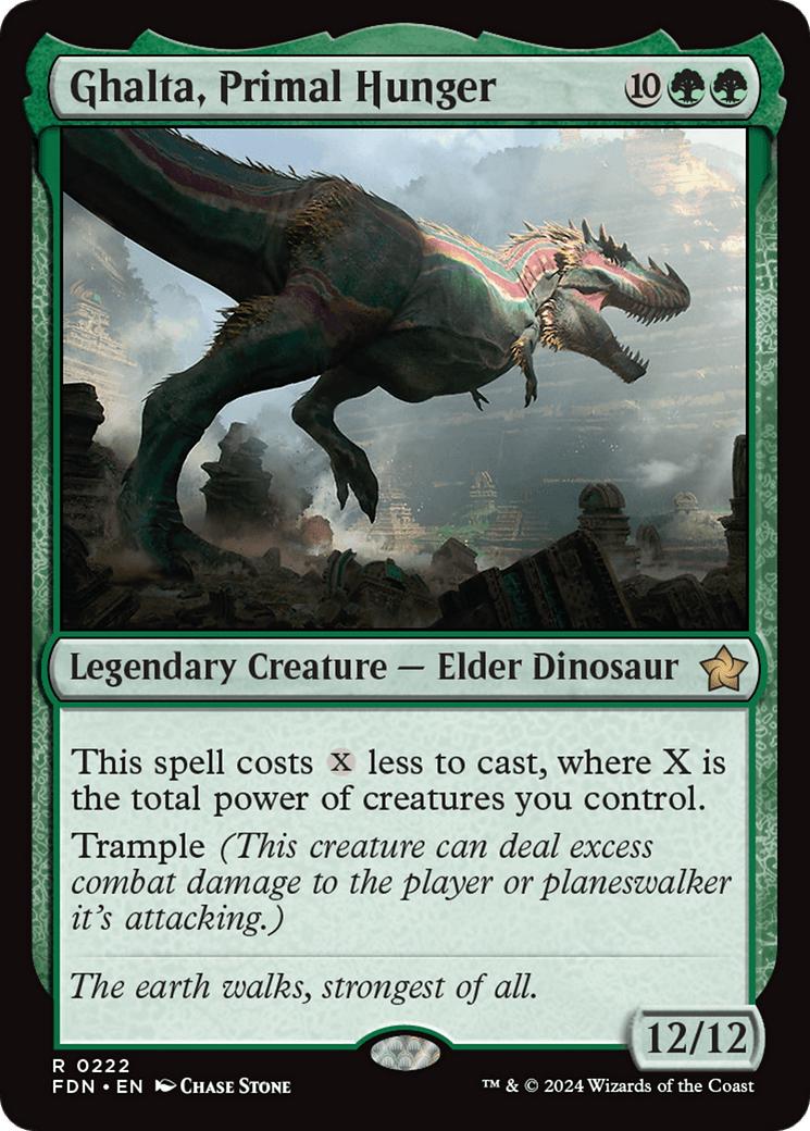 Ghalta, Primal Hunger [Foundations] - Card Brawlers
