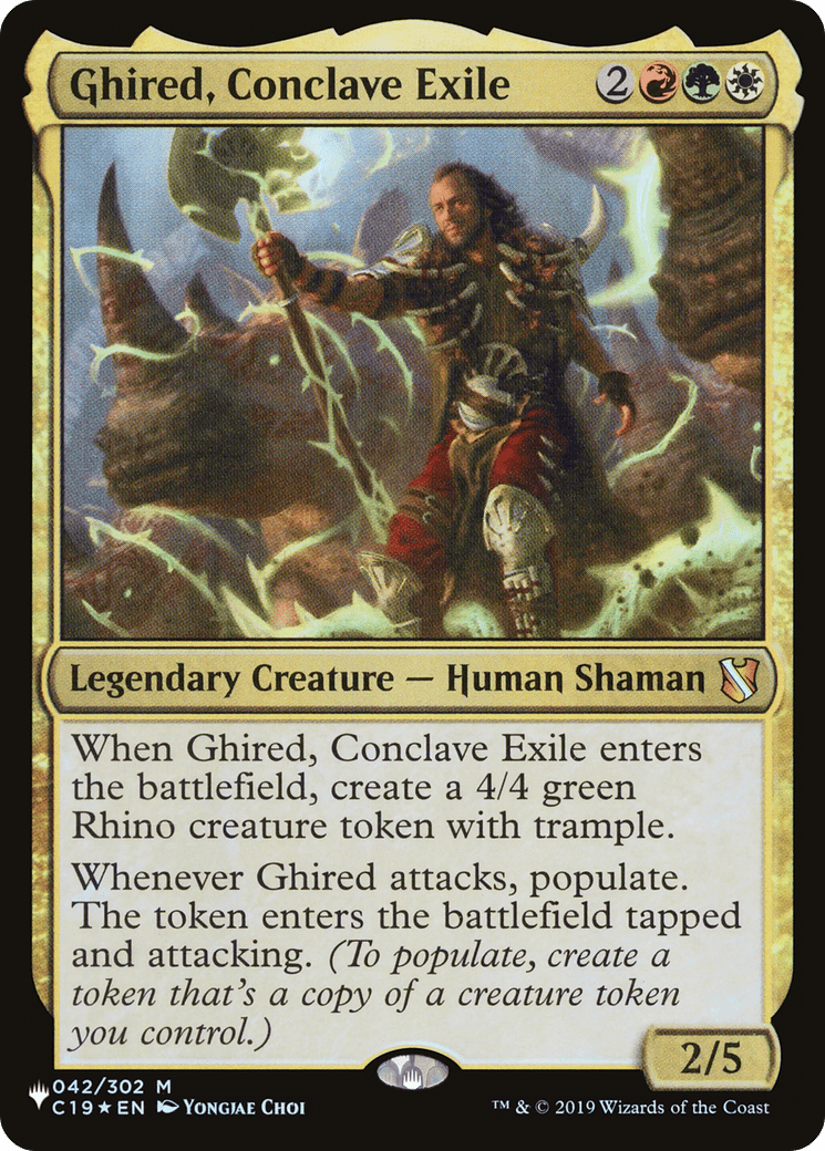 Ghired, Conclave Exile [The List] - Card Brawlers