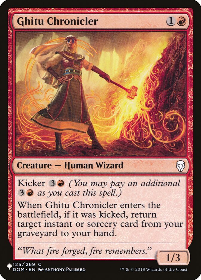 Ghitu Chronicler [The List] - Card Brawlers
