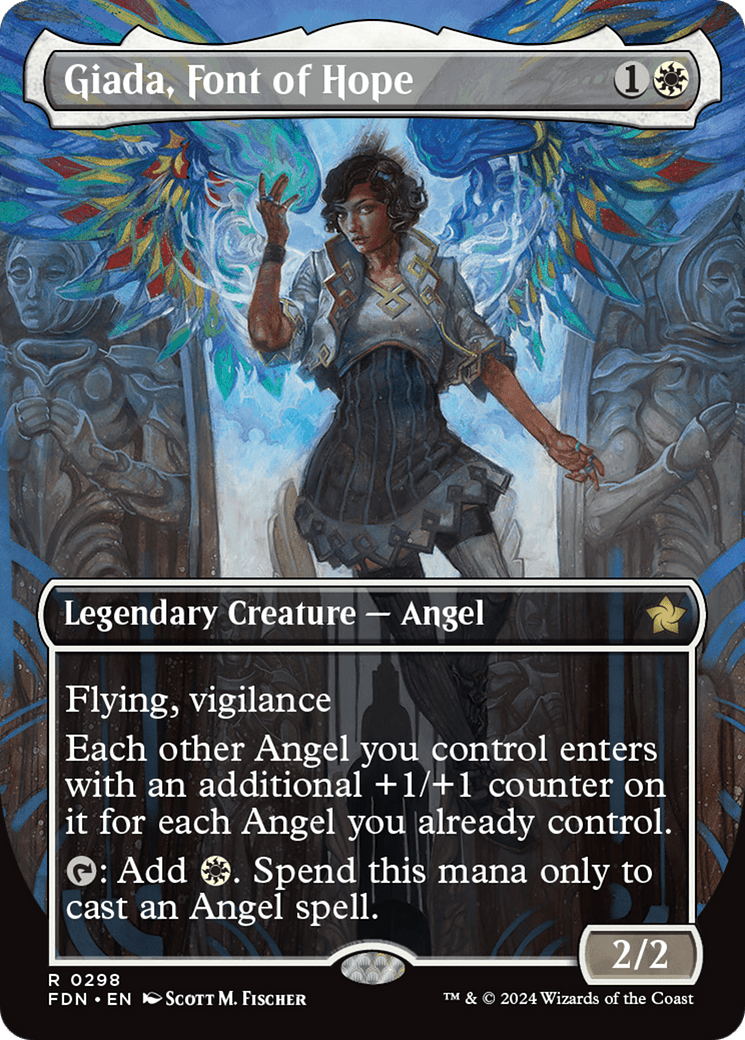 Giada, Font of Hope (Borderless) [Foundations] - Card Brawlers