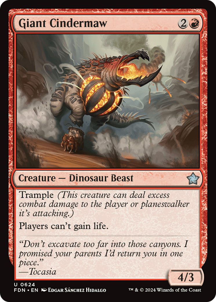 Giant Cindermaw [Foundations] - Card Brawlers