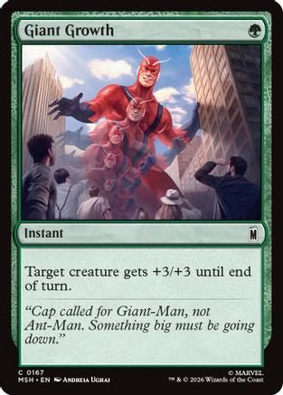 Giant Growth (MSH-167) - Marvel Super Heroes - Card Brawlers