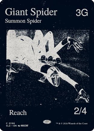 Giant Spider (0196) (SLZ-196) - Secret Lair x MSCHF: The Zeta Set - Card Brawlers