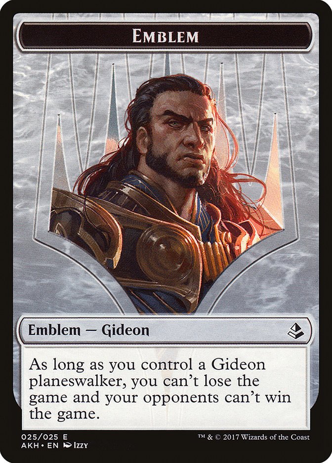 Gideon of the Trials Emblem [Amonkhet Tokens] - Card Brawlers