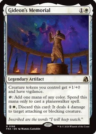 Gideon's Memorial (FRA-198) - Reality Fracture - Card Brawlers
