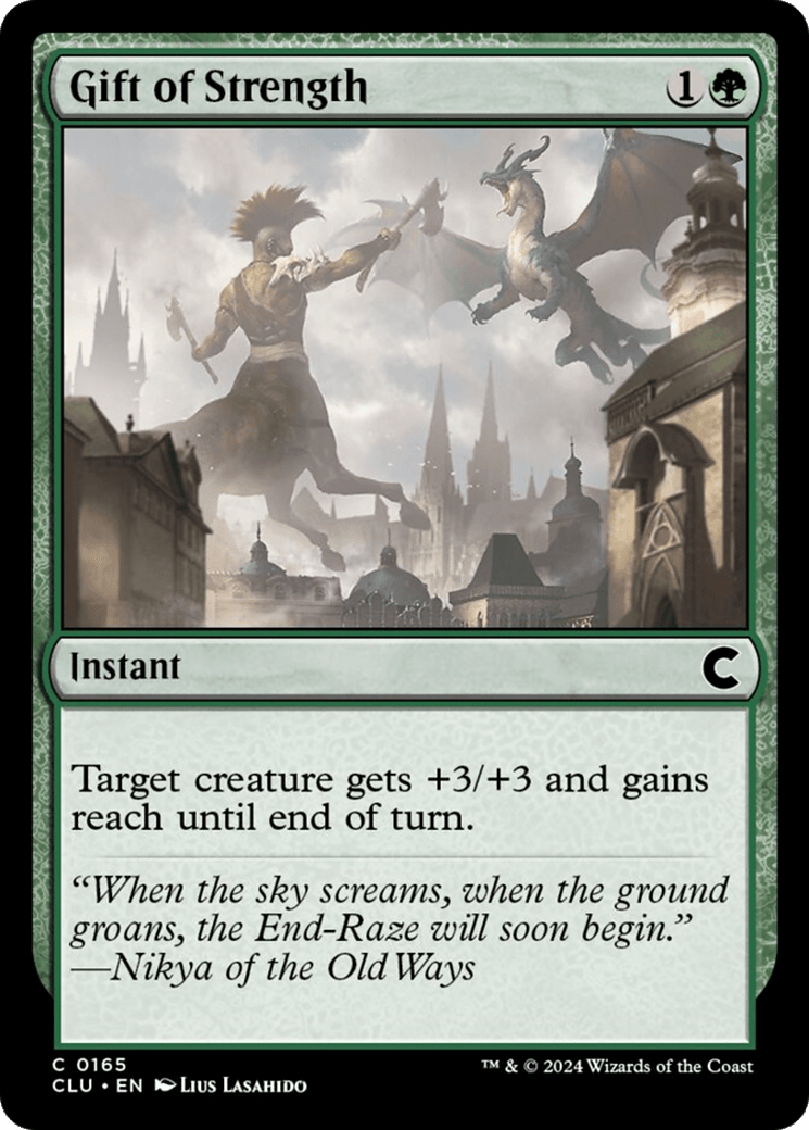 Gift of Strength [Ravnica: Clue Edition] - Card Brawlers