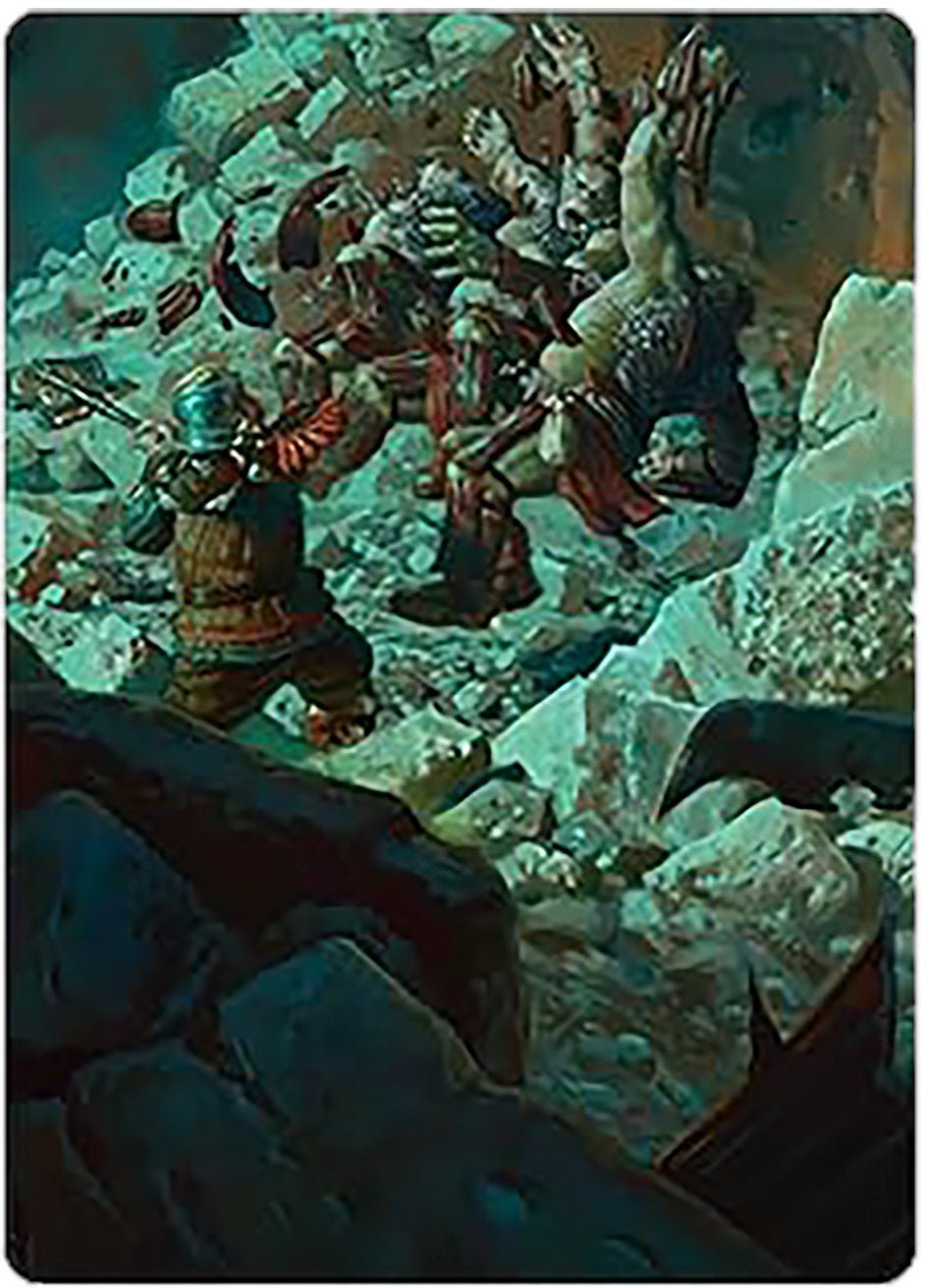 Gimli's Reckless Might Art Card [The Lord of the Rings: Tales of Middle - earth Art Series] - Card Brawlers