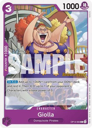 Giolla (OP14-064) - The Azure Sea's Seven Release Event Cards - Card Brawlers
