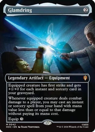 Glamdring (Borderless) (HOC-042) - The Hobbit: Eternal-Legal - Card Brawlers