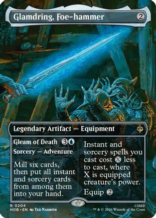Glamdring, Foe-hammer (Borderless) (HOB-204) - The Hobbit - Card Brawlers
