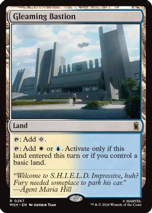 Gleaming Bastion (MSH-267) - Marvel Super Heroes Foil - Card Brawlers