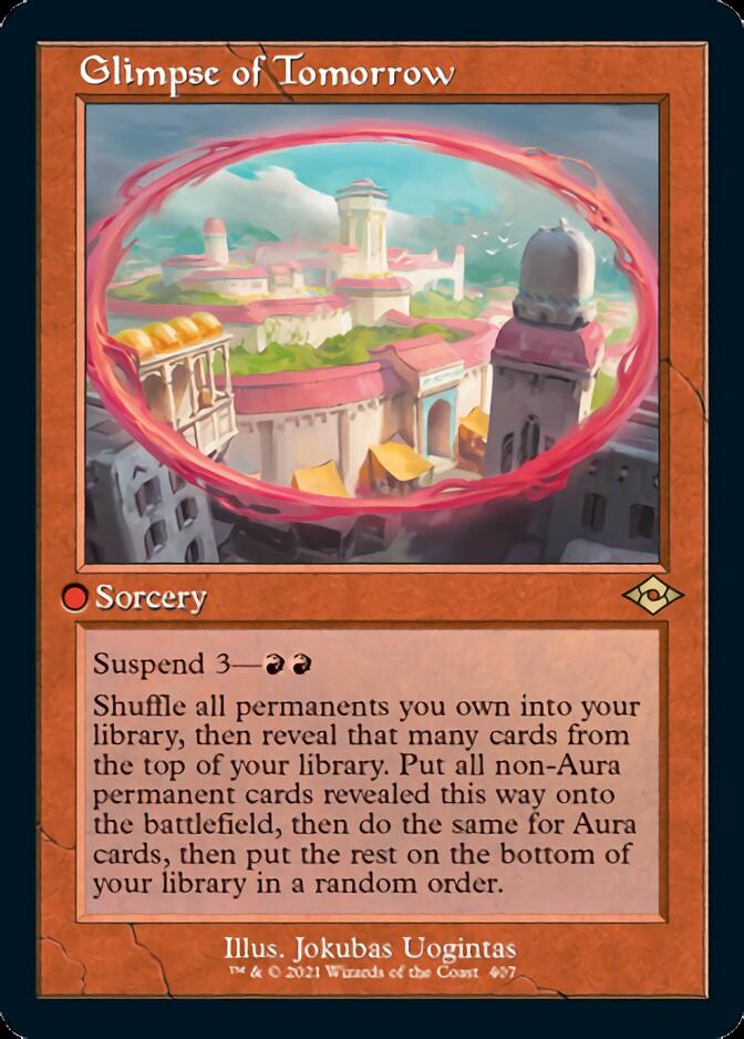 Glimpse of Tomorrow (Retro Foil Etched) [Modern Horizons 2] - Card Brawlers
