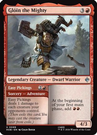 Gloin the Mighty (HOB-099) - The Hobbit - Card Brawlers
