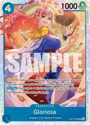Gloriosa (OP17-046) - The World's Strongest Warriors Foil - Card Brawlers