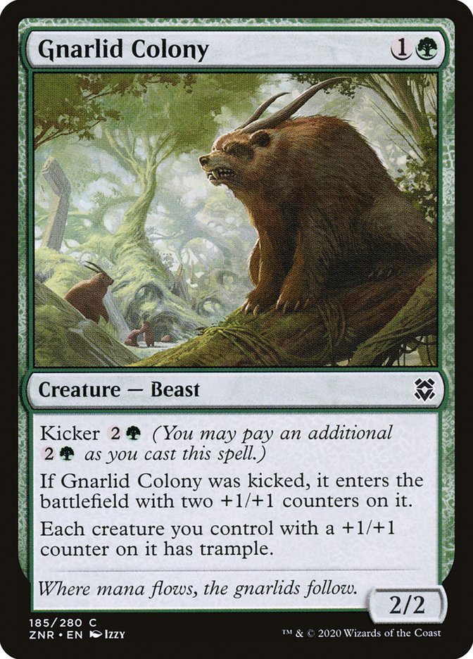 Gnarlid Colony [Zendikar Rising] - Card Brawlers