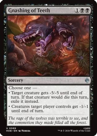 Gnashing of Teeth (HOB-069) - The Hobbit - Card Brawlers