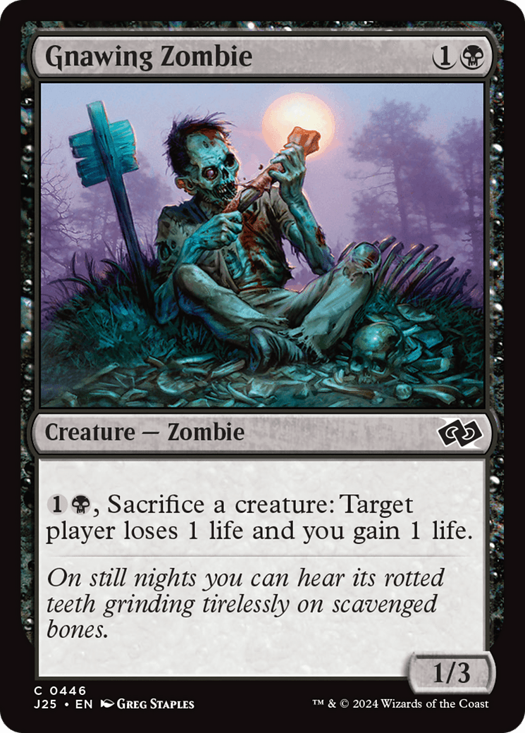 Gnawing Zombie [Foundations Jumpstart] - Card Brawlers