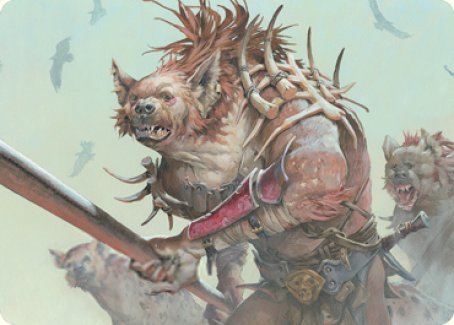 Gnoll Art Card [Dungeons & Dragons: Adventures in the Forgotten Realms Art Series] - Card Brawlers