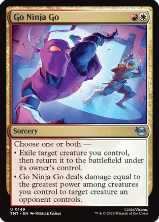 Go Ninja Go (TMT-149) - Teenage Mutant Ninja Turtles - Card Brawlers