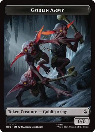 Goblin Army (0003) // Wolf Double-Sided Token (HOB-3 // 9) - The Hobbit - Card Brawlers
