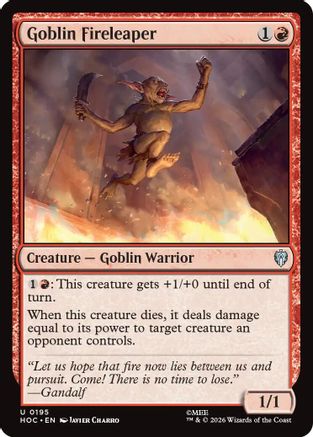 Goblin Fireleaper (HOC-195) - The Hobbit: Eternal-Legal - Card Brawlers