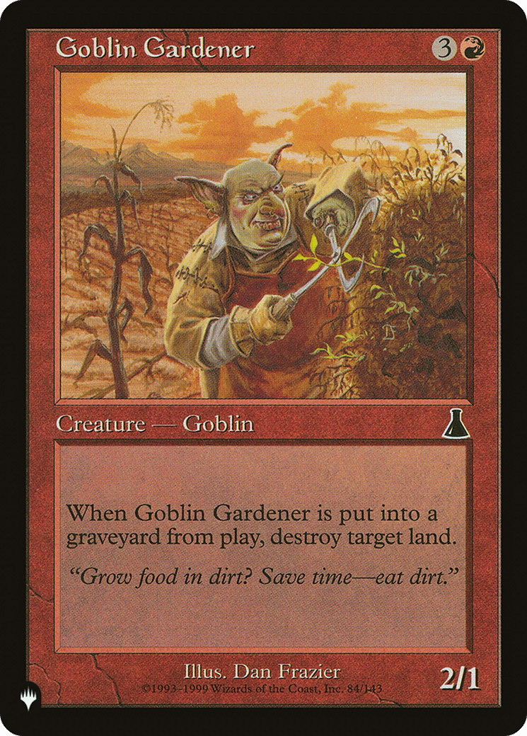 Goblin Gardener [The List] - Card Brawlers